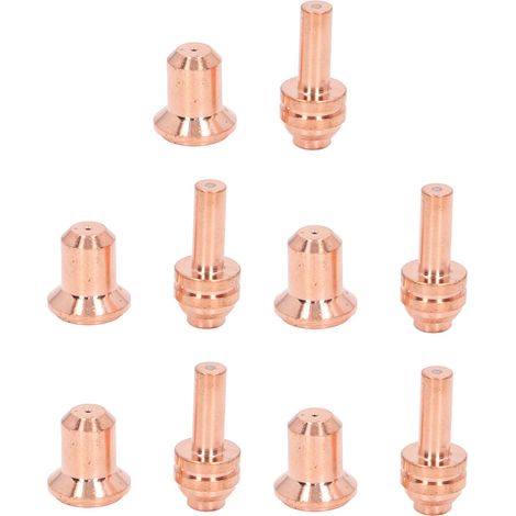 Kit D'Électrodes De Buse En Laiton 10 Pièces, Consommables De Pointe 176655 176656 Pour Wsp‑20027 Wsp‑20028