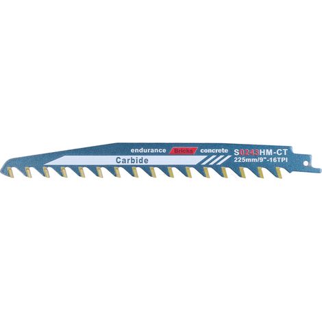 Lame De Scie Alternative En Alliage De Carbure De Tungstène Pour La Coupe Du Bois Et Du Ciment (s0243hm-ct)