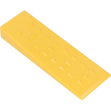 Cale D'Abattage 10 Pouces En Plastique Abs Pour Fendre Le Bois, Coupe D'Arbre, Tronçonneuse, Fournitures D'Exploitation Forestière, Outils Jaune