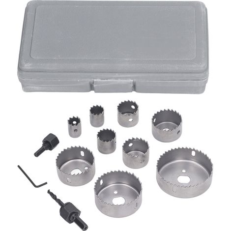 Kit De Scie Cloche 12 Pièces, Jeu De Forets Bi-métal, Coupe-bois Robuste Avec Étui De Transport Pour Bois Et Plastique
