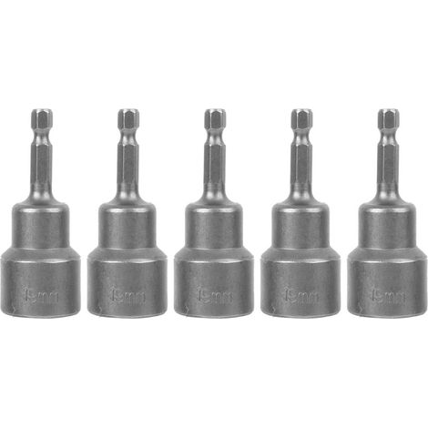Tournevis Électrique En Acier, Outil À Douille Hexagonale Magnétique, Adaptateur De Foret 19mm 5 Pièces