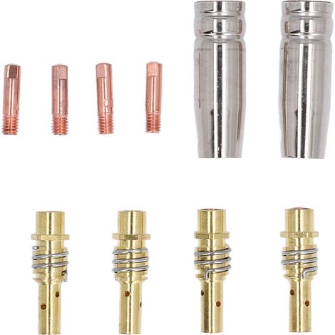 Kit De Consommables De Soudage Mig, Embouts De Contact En Cuivre, Bielles De Remplacement Pour Torche De Soudage 15ak