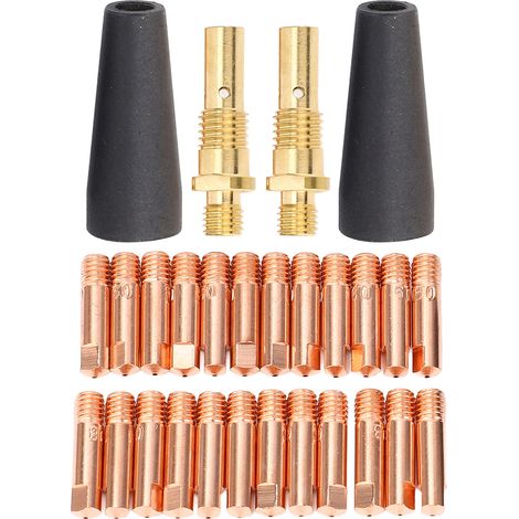Accessoires De Soudage Mig, Buses Sans Gaz, Pointes D'Électrode Et Diffuseurs De Gaz Pour Weld Pak 100hd 125hd 140hd 180hd, 28 Pièces