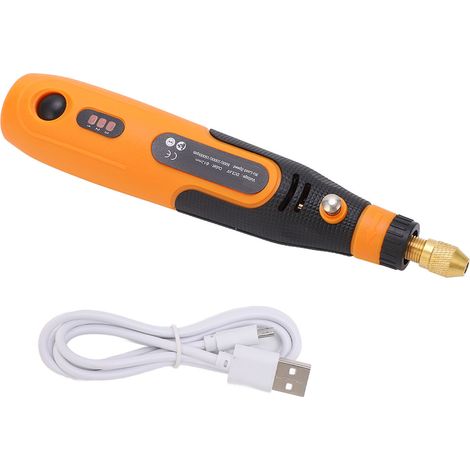 Stylo De Gravure Électrique, Outil Rotatif Sans Fil, Rechargeable Par Usb, 3 Vitesses De Réglage, Faible Bruit, Meulage Efficace, Sculpture