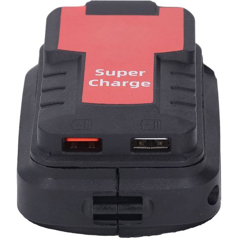 Adaptateur De Chargeur De Batterie Pour Outil Électrique, Double Sortie Usb, Banque Li Ion 18v Bl1850 Avec Port De Charge Rapide