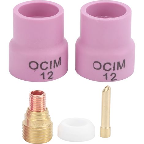 Jeu De Tasses De Soudage En Céramique Rouge 12 , Remplacement Pour Outil De Soudage Refroidi À L'Air Série Wp-9/20