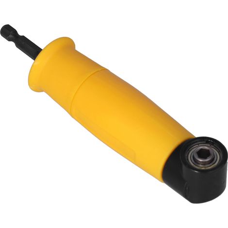 Poignée D'Extension De Tournevis, Adaptateur D'Angle D'Embout Hexagonal 1/4 Pouces, Fixation À 90 ° Pour Perceuse Électrique