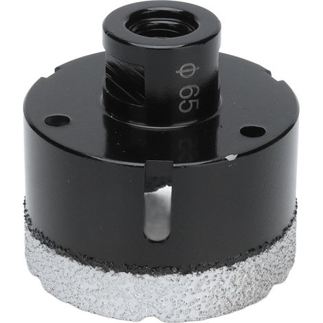 Foret Diamant Brasé Sous Vide, Trépans De Perçage, Ouvre-scie Pour Marbre M14 Noir 65mm