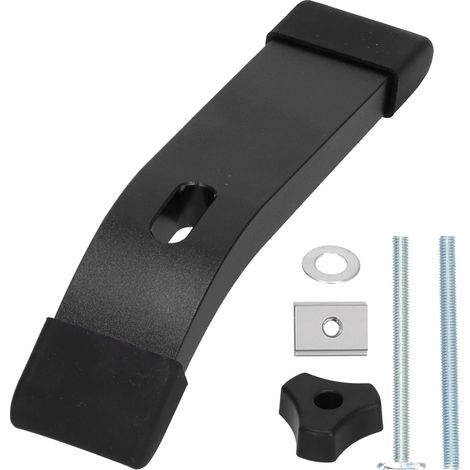 Jeu De Pinces De Maintien Ttrack, Kit D'Outils De Gabarit De Serrage À Filetage M8 En Métal Pour Le Travail Du Bois (noir)