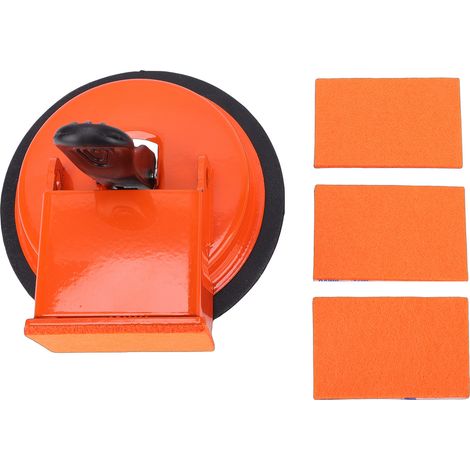 Outil De Fixation D'Écart De Sol, Réparation Robuste, Ventouse Professionnelle Avec 3 Patchs Réutilisables Orange