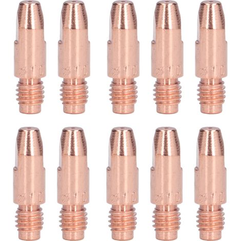 Embouts De Contact En Cuivre, 10 Pièces, Pointes Conductrices De Remplacement, Accessoires De Torche De Soudage 36kd1.0