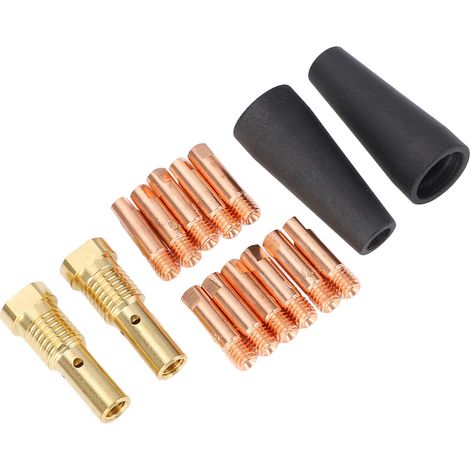 Kit D'Embouts De Buse Sans Gaz, Noyau De Flux, Diffuseur De Gaz De Soudage Mig, Pointe 0,031 Pouces Pour Century Fc90 80gl, 15 Pièces