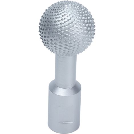 Lime Rotative, Fraise Sphérique, Tête De Meulage En Acier Au Carbone, Foret De Sculpture Sur Bois Pour Meuleuse D'Angle, Argent 14mm, Types 100