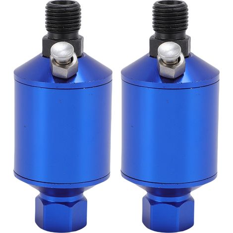Filtre Séparateur D'Eau Pour Compresseur D'Air, 2 Pièces, 1/4 Po Npt, Pistolet À Peinture Pneumatique Et Huile Bleue