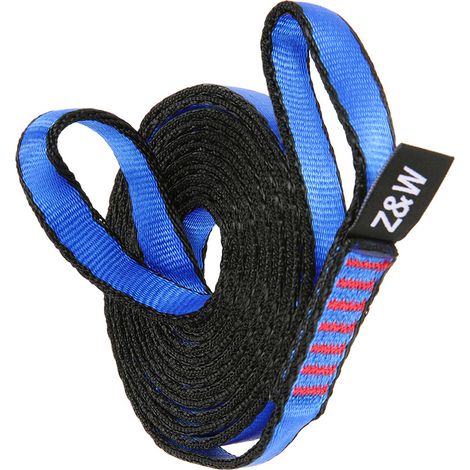 Sangle De Course En Corde 23kn, 16mm, 150cm/4,9 Pieds, Sangle Plate, Ceinture Pour L'Alpinisme, L'Escalade, La Spéléologie, Le Rappel, L'Ingénierie De Sauvetage