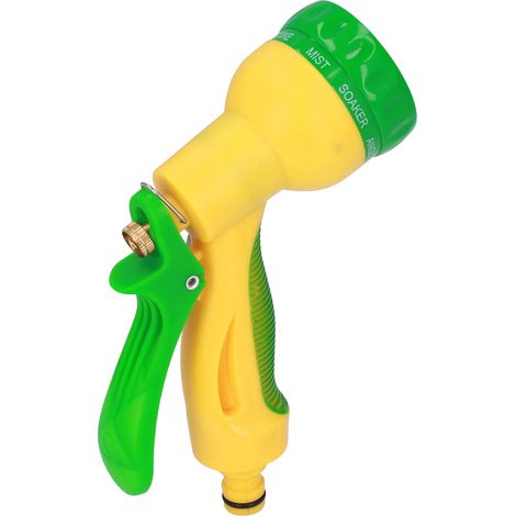 Pulvérisateur De Buse De Tuyau D'Arrosage Et Pistolet De Pulvérisation D'Eau Pour L'Arrosage, Le Nettoyage, Le Lavage De La Voiture, 8 Modèles