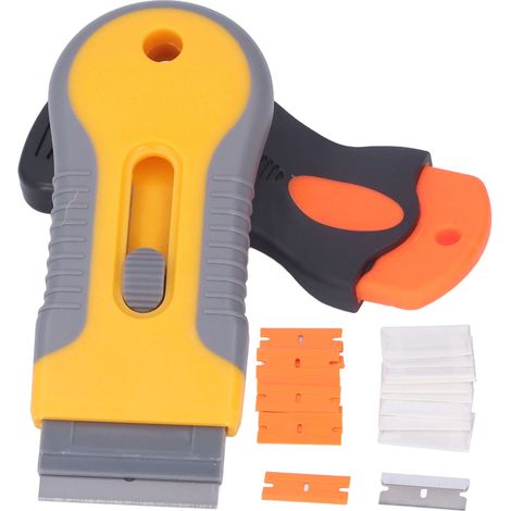 Grattoir À Lame À Double Tranchant, Kit D'Outils De Nettoyage Pour Colle Autocollante, 22 Pièces
