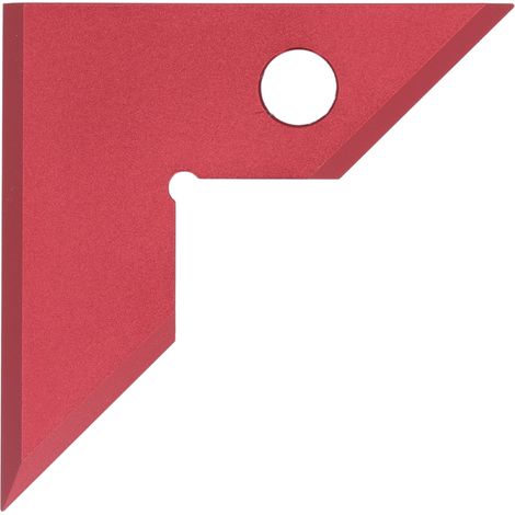 Règle Triangulaire En Alliage D'Aluminium, Positionnement Précis De 45 À 90 Degrés, Carré Pour Le Travail Du Bois, Outil De Mesure D'Angle De Table De Scie Rouge