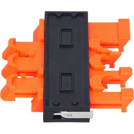 Outil De Copie De Mesure De Forme De Duplicateur Irrégulier De Jauge De Contour Avec Serrure 5 Pouces