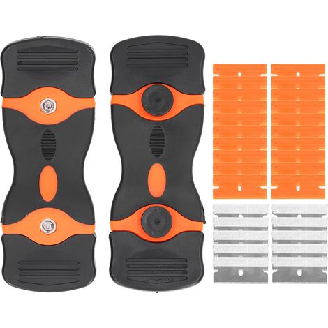 Outil De Grattoir À Double Bord, Lames Métalliques En Plastique De Remplacement Pour Le Calfeutrage De Cuisine, Enlever La Colle