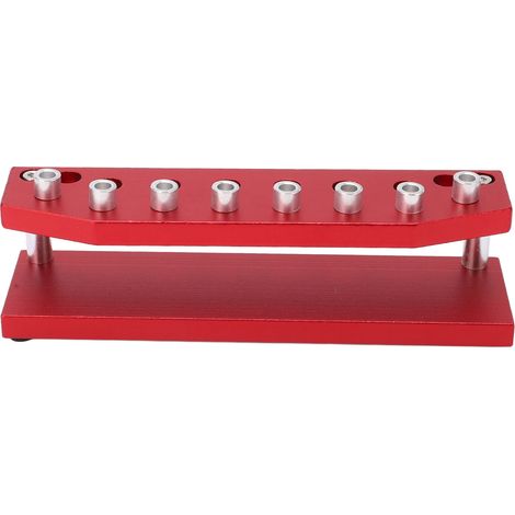 Support De Tournevis 8 Trous En Alliage D'Aluminium, Support De Rangement Pour Pincettes, Support Léger Pour Atelier De Réparation