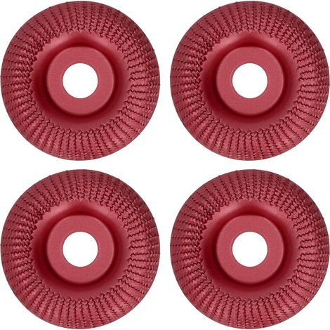 4 Pièces Disque De Roue De Meuleuse 16mm En Acier Inoxydable Sculpture Rapide Façonnage Meulage Polissage Ponçage Vin Rouge