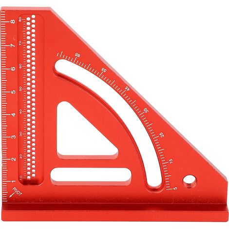 Charpentier Carré Pour Le Travail Du Bois, Petite Règle Triangulaire Précise En Aluminium, Outil Intégré
