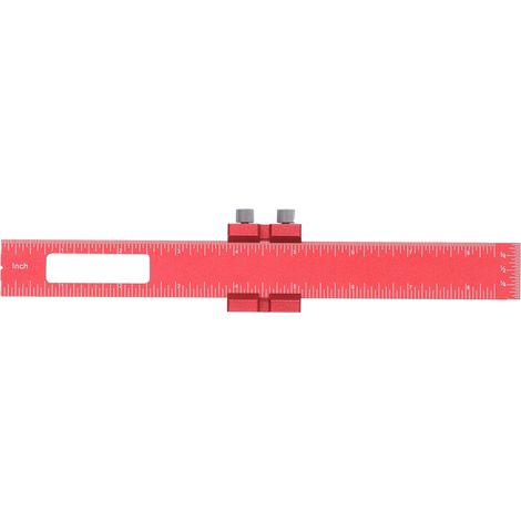 Règle De Marquage Multifonctionnelle Pour Le Travail Du Bois, 8 Pouces, En Alliage D'Aluminium, Portable, Pour Charpentier, Artisanat De Bricolage