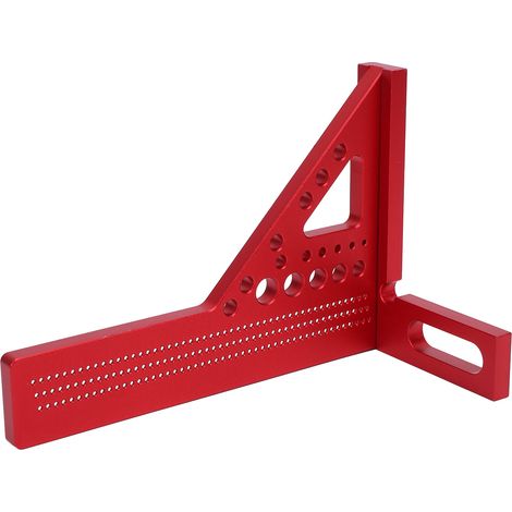 Jeu De Règles Triangulaires Pour Le Travail Du Bois, Alliage D'Aluminium, Multifonctionnel, Compact, Charpentier, Graveur Carré