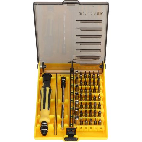 Jeu De Douilles De Tournevis 45 En 1, Combinaison Multifonctionnelle En Acier Au Chrome Vanadium Pour La Réparation