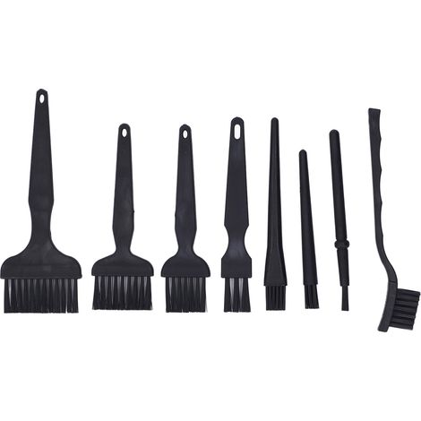 Kit De Brosses De Nettoyage De Clavier D'Ordinateur, Brosses Non Statiques, Manche En Plastique Portable, Électronique Abs, 8 Pièces