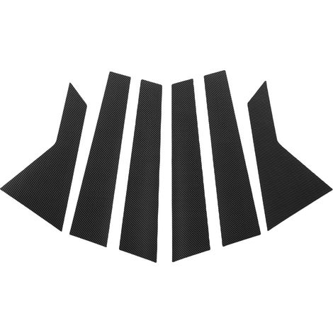 Autocollant Décoratif De Couverture B C De Remplacement Pour Sonata 2019 – 2023, En Fiber De Carbone, Pour Porte Extérieure Et Fenêtre, 6 Pièces