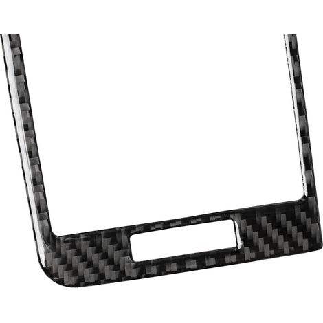 Panneau De Ventilation En Fibre De Carbone Véritable Pour Console Centrale De Voiture, Cache Et Garniture De Sortie D'Air De Climatisation Pour Bmw Série 3 E46 (1998-2005)