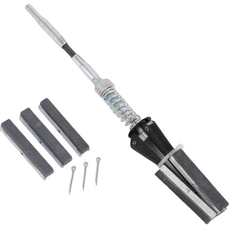 Outil De Déglaçage De Cylindre De Moteur 2 Pouces, 3 Mâchoires, Grain 220 Avec 3 Pierres Longues