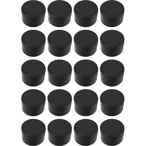 Embouts De Pieds De Chaise Ronds En Plastique Antidérapants, 20 Pièces, Protection De Sol Facile À Utiliser Pour La Maison