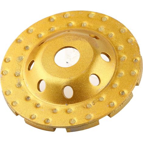 Diamant Meule Roue Bol Disque De Coupe Double Rangée Tampon De Polissage Matériel Or 125mm