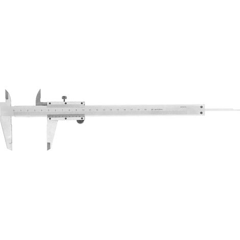 Outil De Règle De Mesure En Acier À Haute Teneur En Carbone, Échelle Vernier Pour La Largeur Des Pièces (0-200mm)