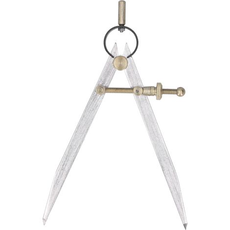 Jauge D'Espacement Diviseur D'Aile Réglable, Compas De Dessin Artisanal En Cuir, Outils Pour Le Travail Du Bois 4 Pouces