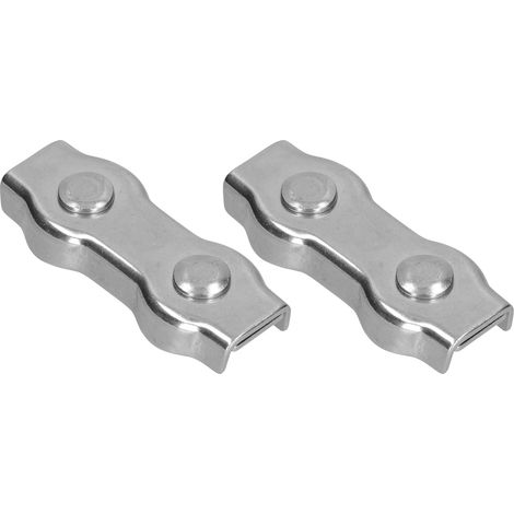 Pinces À Câbles Métalliques, Serre-câbles En Acier Inoxydable, Étrier À Poignée Simple, Dispositif De Verrouillage Duplex, 2 Pièces M10