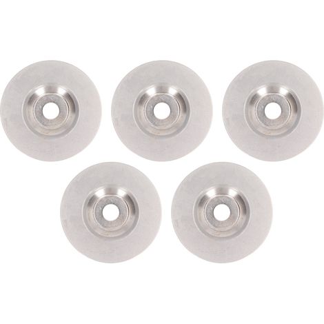 Disque Brasé Sous Vide Pour Meule Diamantée, 5 Pièces, Pour Granit, Marbre, Fer, Acier, Maçonnerie, Grain 800, 4 Pouces