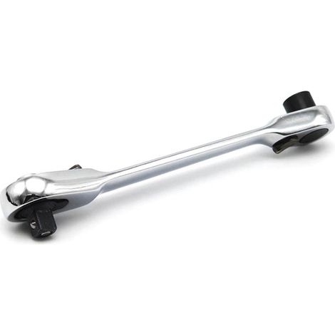 Clé À Cliquet À Douille, Pilote D'Embout Combo 1/4 Pouces 72 Dents À Dégagement Rapide, Double Tête