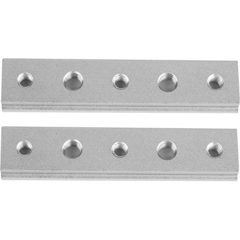 Gabarit De Voie À Onglet En Alliage D'Aluminium, Type 30 45, 100mm, Accessoire D'Outil Électrique, Gabarits, Barre De Rail, Outils Pour Le Travail Du Bois, 2 Pièces