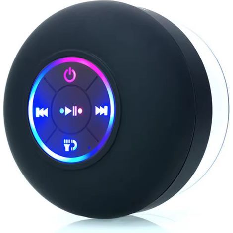 Bluetooth-duschlautsprecher Mit Saugnapf, Wasserdicht Und Spritzwassergeschützt, Hd-klangqualität, Einfaches Koppeln