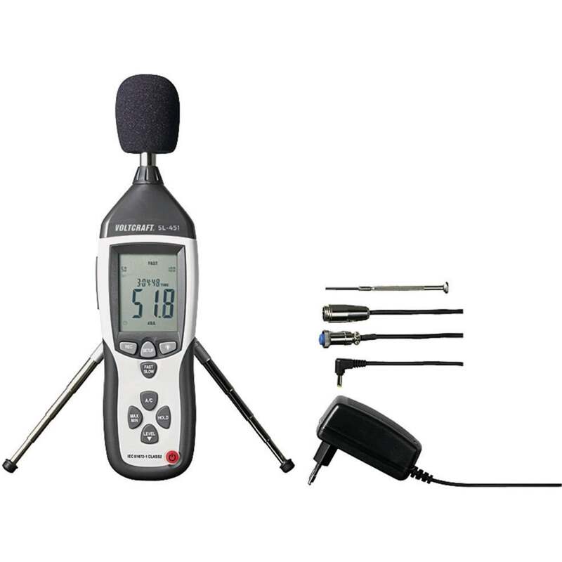 [gebraucht] B-ware Voltcraft Schallpegel-messgerät Sl-451 30-130 Db Usb Messgerät Schallpegel 350g