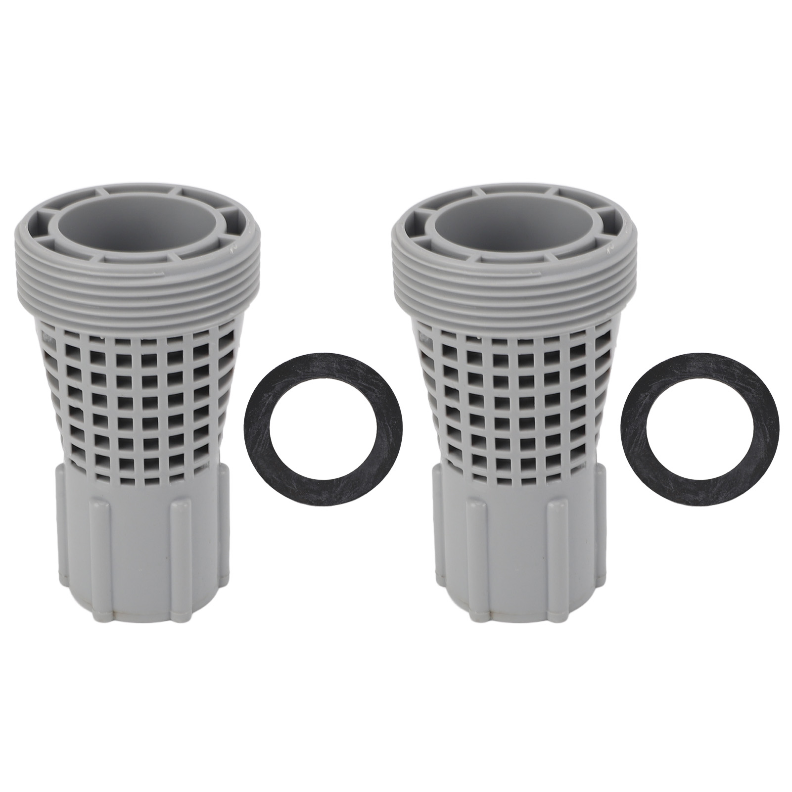 Kit De 2 Adaptateurs De Filtre À Sable Long 4k8001 En Plastique Avec Joint Pour 58254