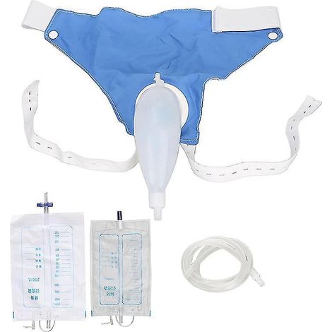 Externer Harnkatheter Für Männer, Urinbeutel (1000 Ml Oder 2000 Ml), Auslaufsicheres Urinal Für Männer, Tragbares Inkontinenzgerät Für Senioren, Wiederverwendbares Urindrainage-set