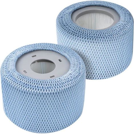 Hoxileeleolot De 2 Filtres De Rechange Pour Mspa Fd2089 - Pompe À Cartouche Pour Piscines, Chauds Et Spa ,couverture Filet 90 Plis
