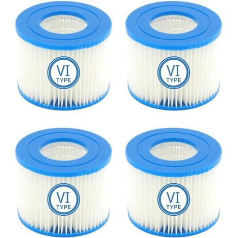 Cartouches Filtrantes De Rechange Spa Vi Pour Filtre De Piscine Bestway Flowclear Et Bestway Vi