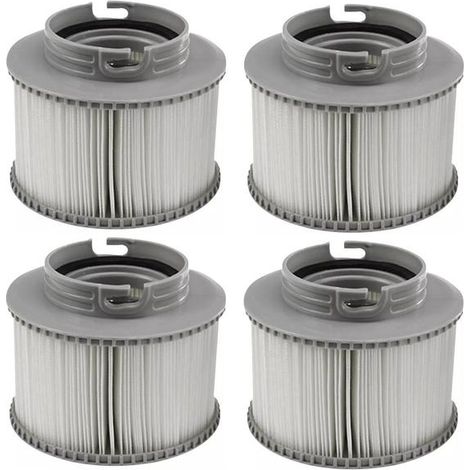 Filtre De Piscine Inf Compatible Avec Les Piscines Gonflables Mspa Fd2089 (lot De 4)