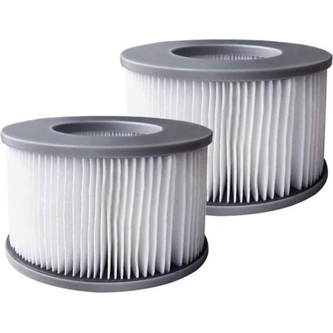 Aiducho 4pcs Filtres De Bain À Remous Pour Mspa Piscines Gonflables, Pompe À Cartouche Filtrante Version Améliorée Pour Mspa Tous Les Spas Actuels